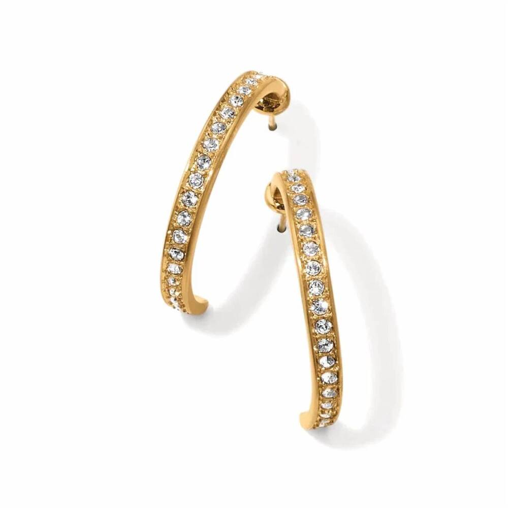 NEW BRIGHTON meridian zenith hoop earrings in gold